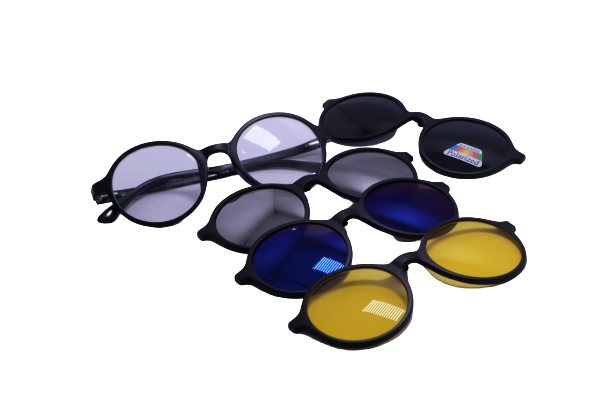 Chandan Optics - CLIP ON - Eyeglasses - ROUND - Image 2